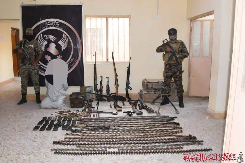 صورة من مقال: بالصور: عملية أمنية دقيقة… اعتقال متهم وضبط مخزون من السلاح جنوب الناصرية